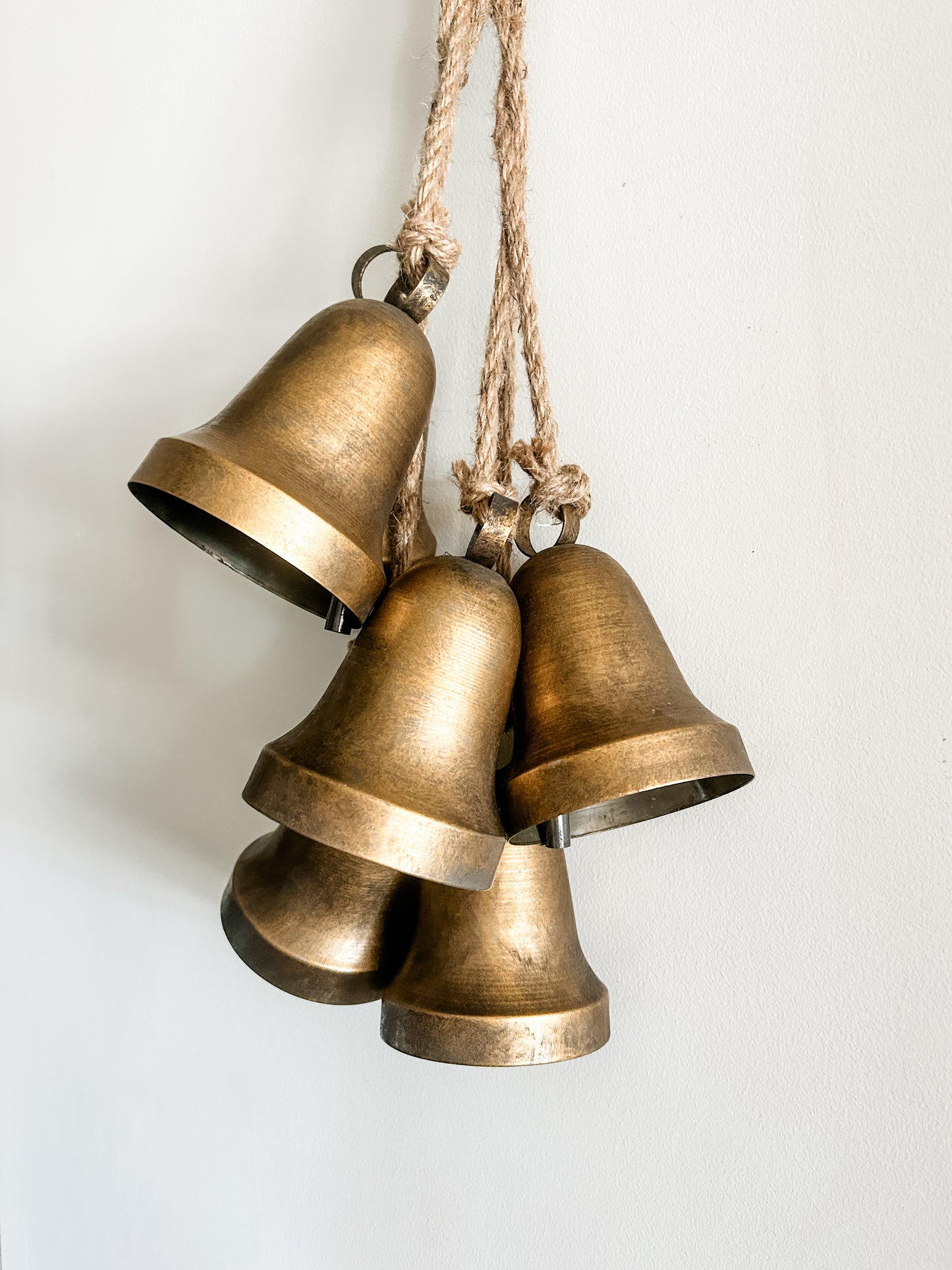 Gold Liberty Bells 6 Piece Cluster