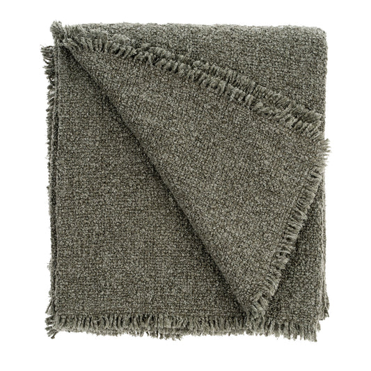 Forest Boucle Throw Blanket