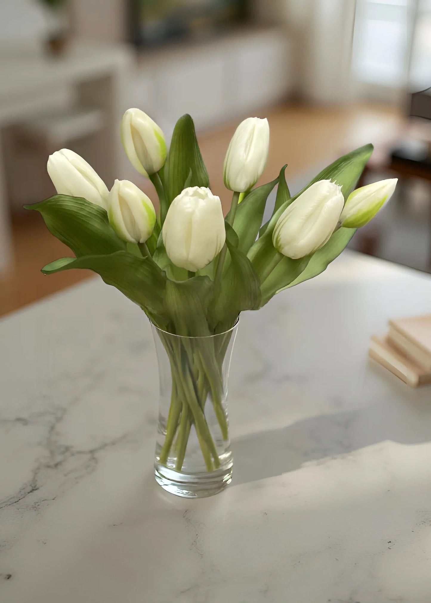 White Formosa Tulip Bundle-12”