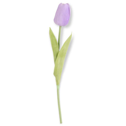 Light Purple Real Touch Individual Tulip