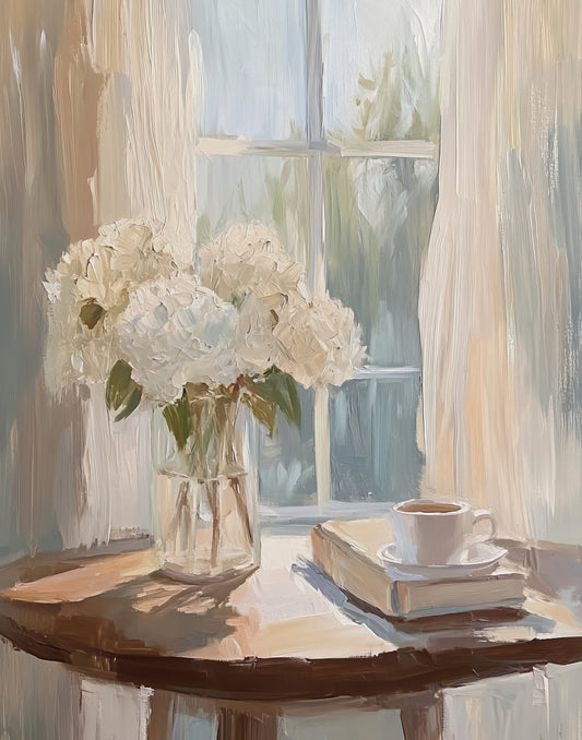 Nature morte de pivoines (sans cadre)