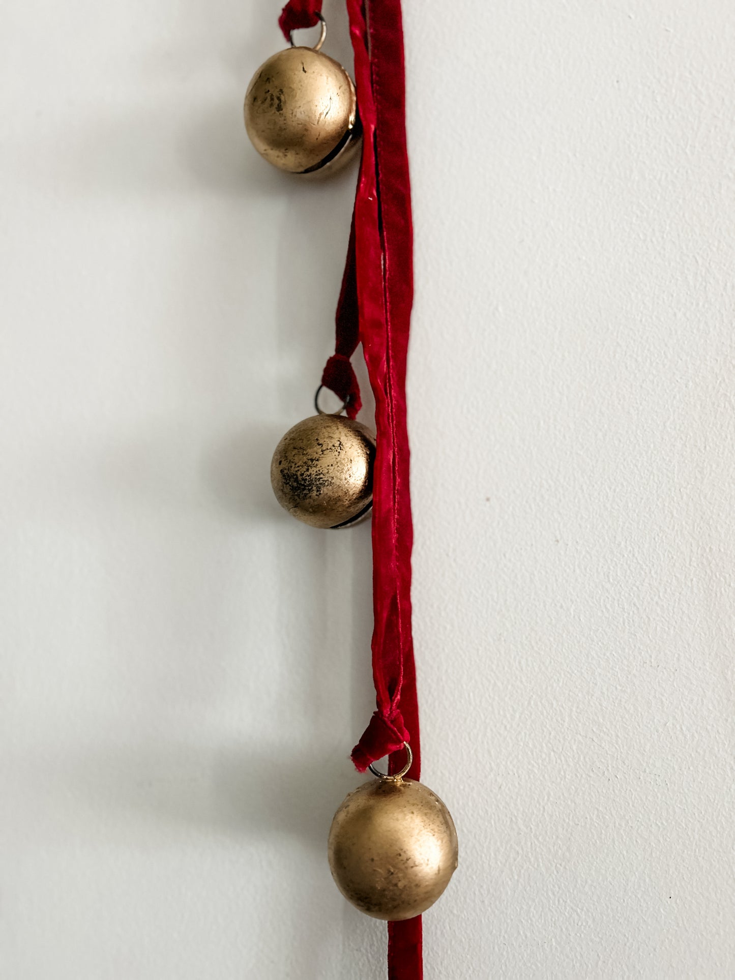 Maroon Velvet Bell Hanger