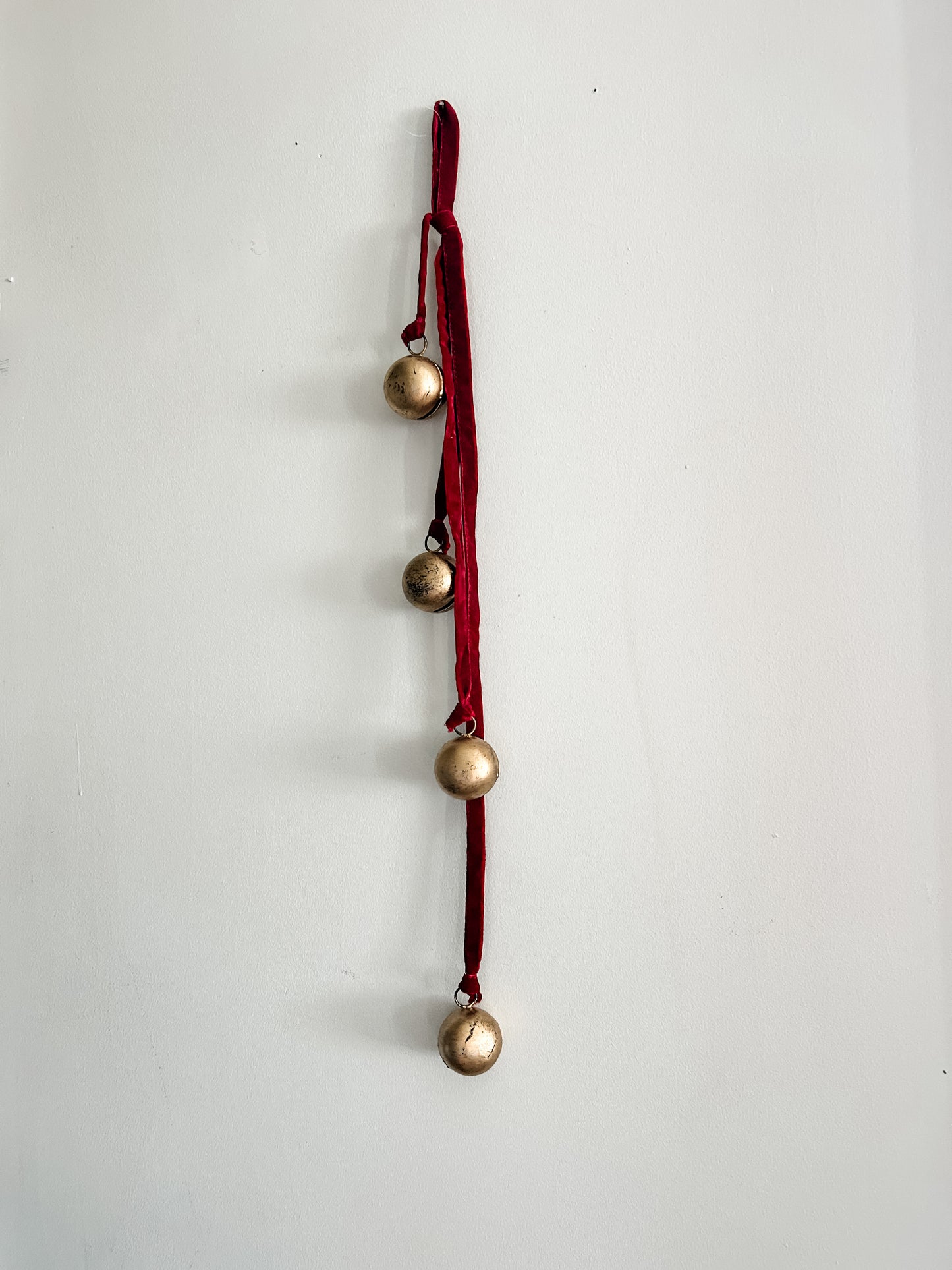 Maroon Velvet Bell Hanger