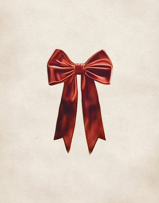Red Bow Print (no frame)