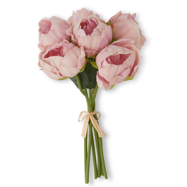 Pink Real Touch Peony Bouquet