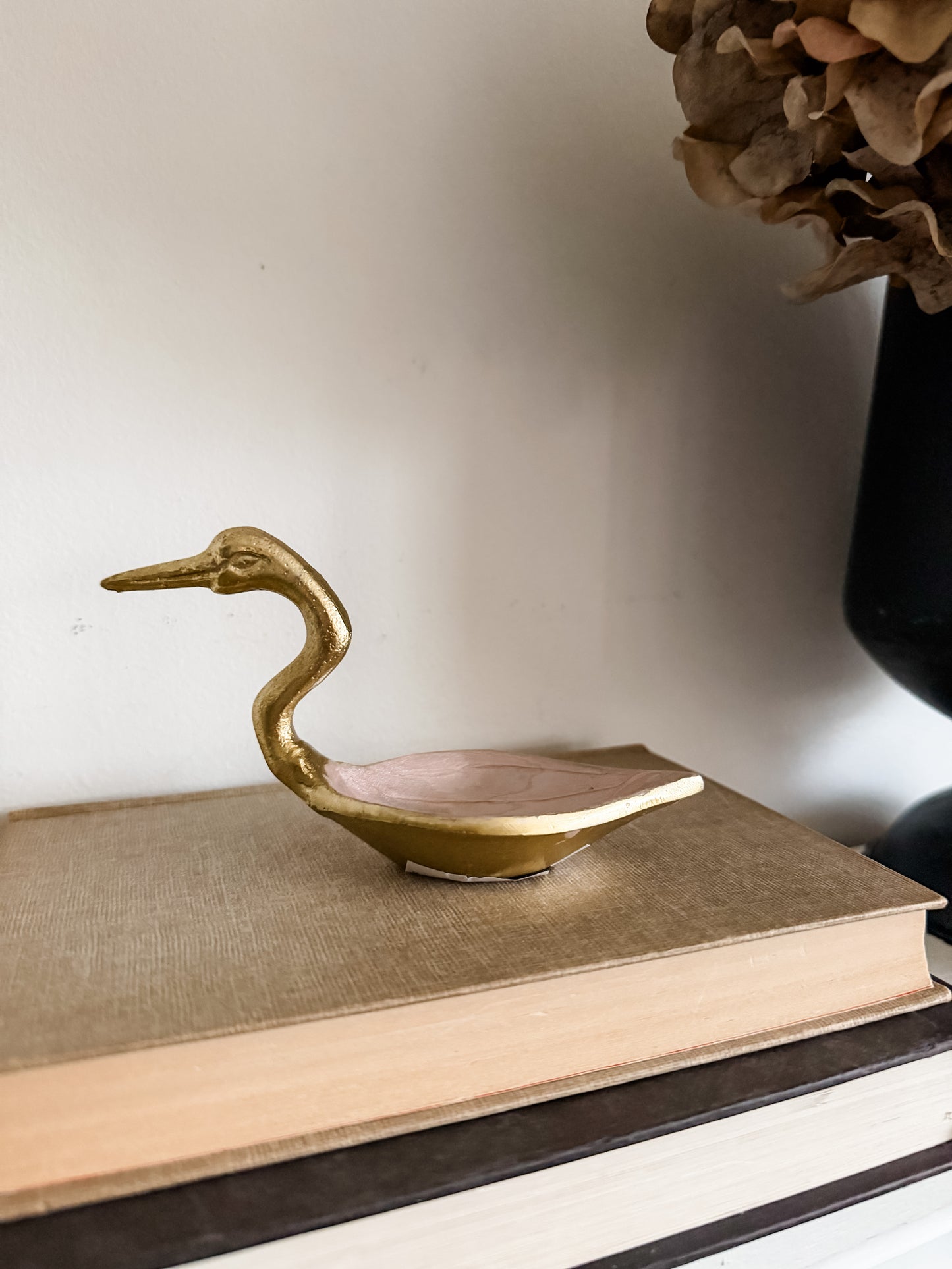 Mini Cast Iron & Enamel Swan Bowl