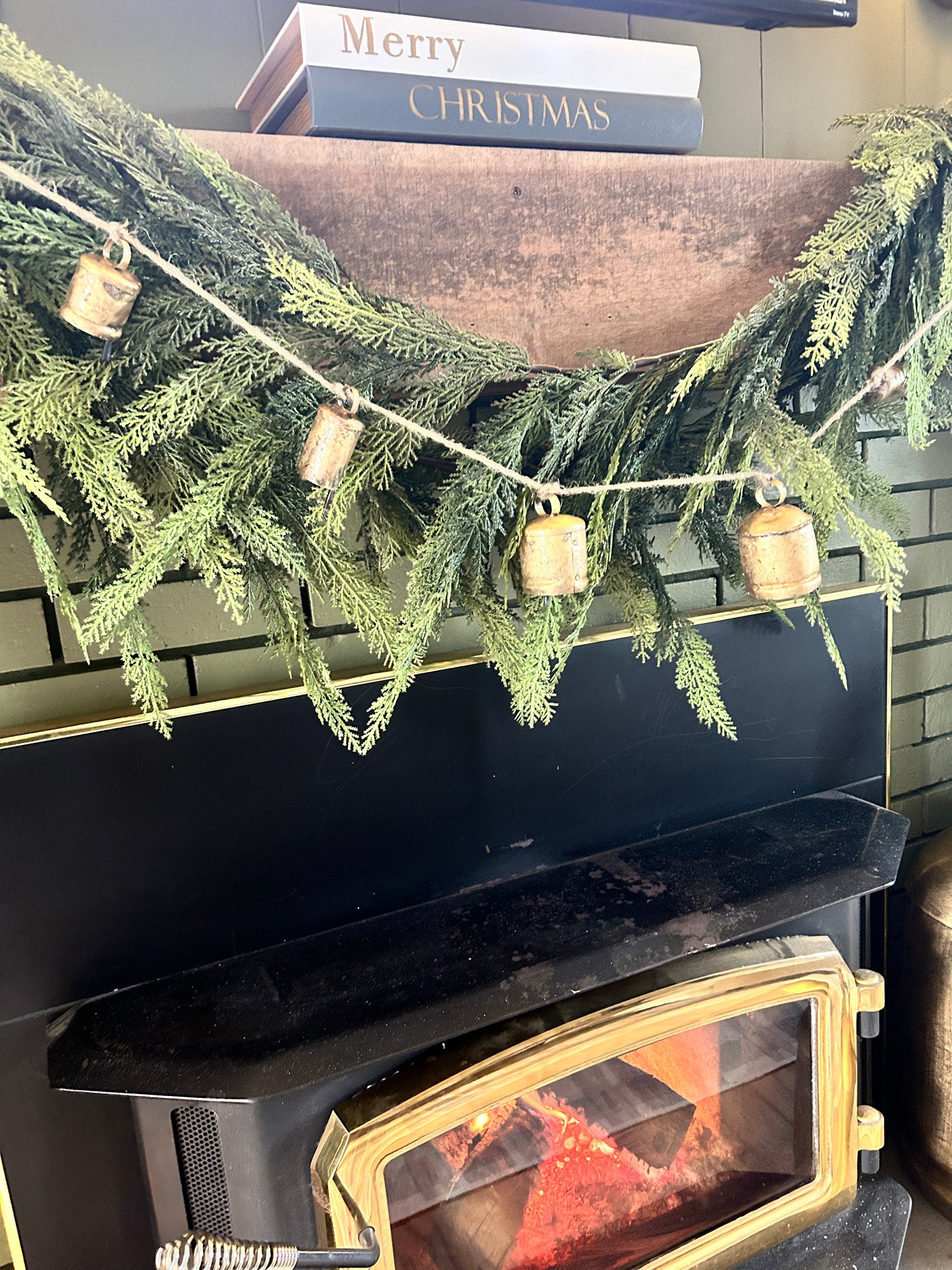 Handcrafted Rustic Bell Garland