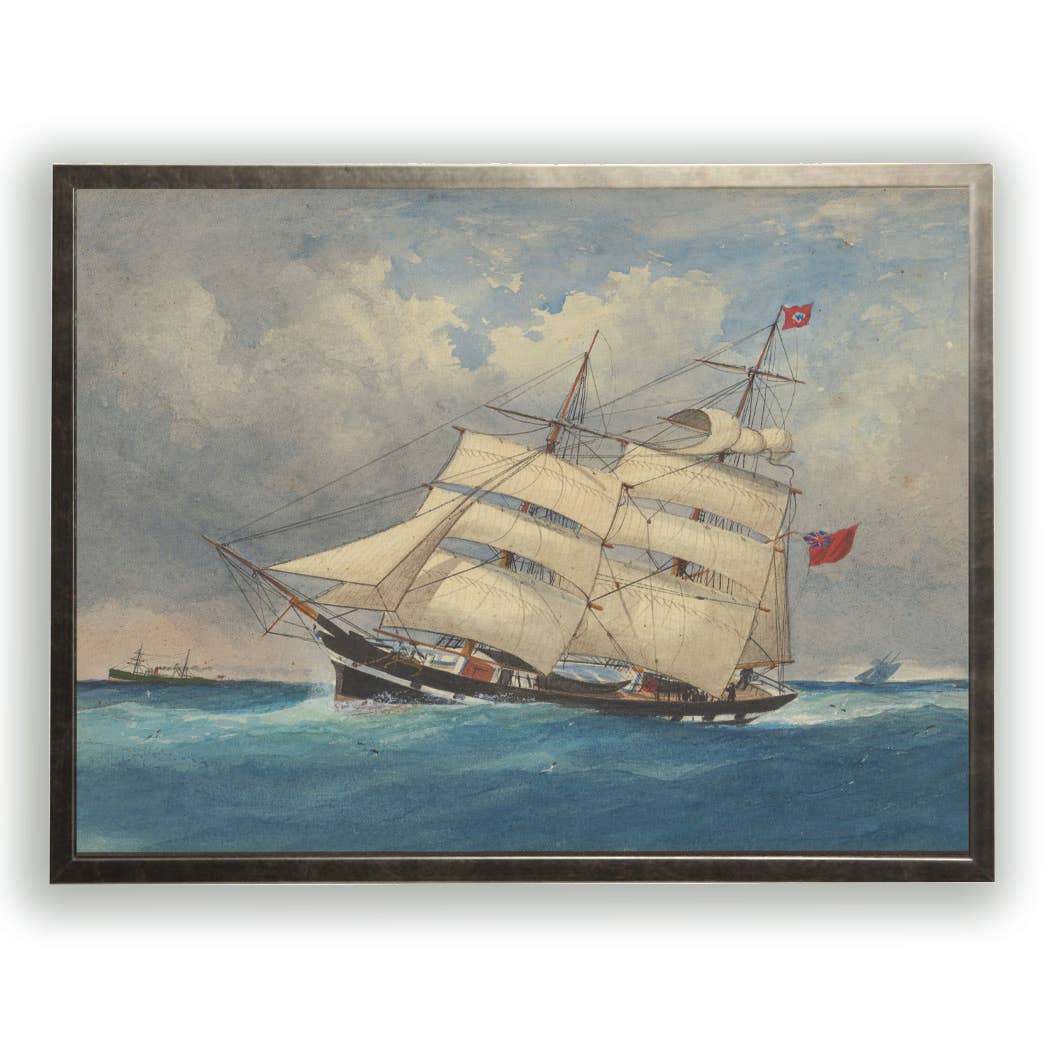 Vintage Oil Painting Reproduction by Reuben Chappell: 16" x 12"