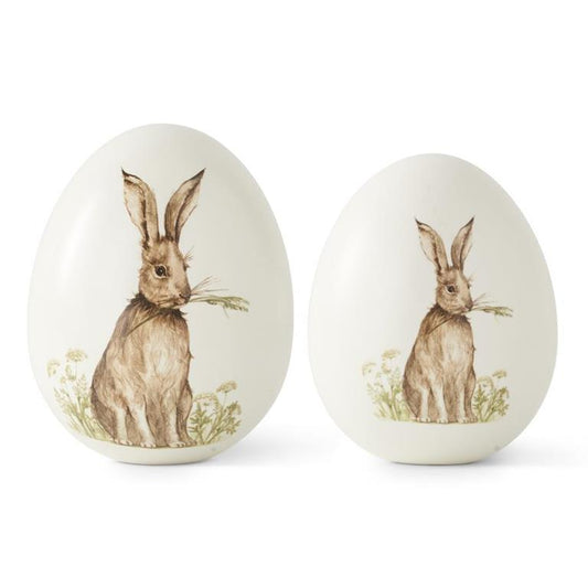 Ceramic Bunny Eggs Assorted