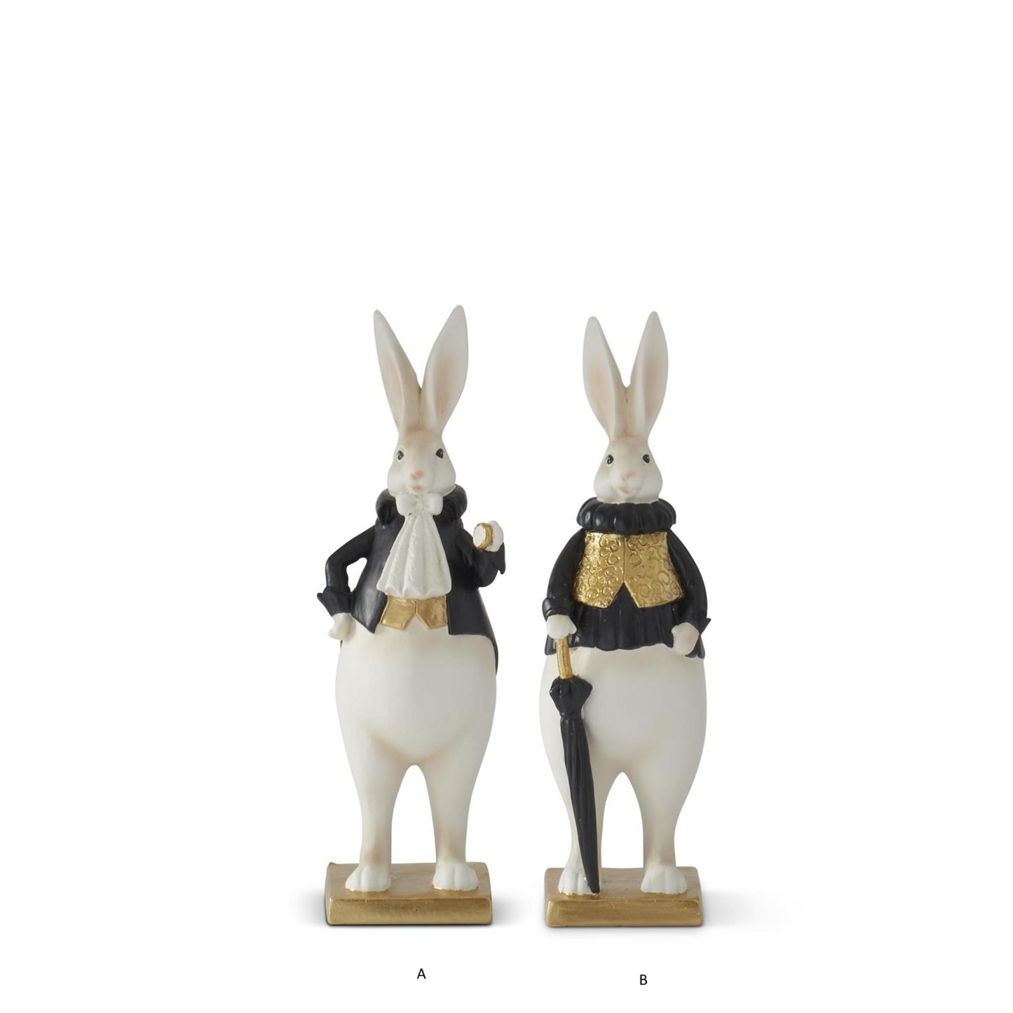 Small Black & Gold Rabbits Assorted