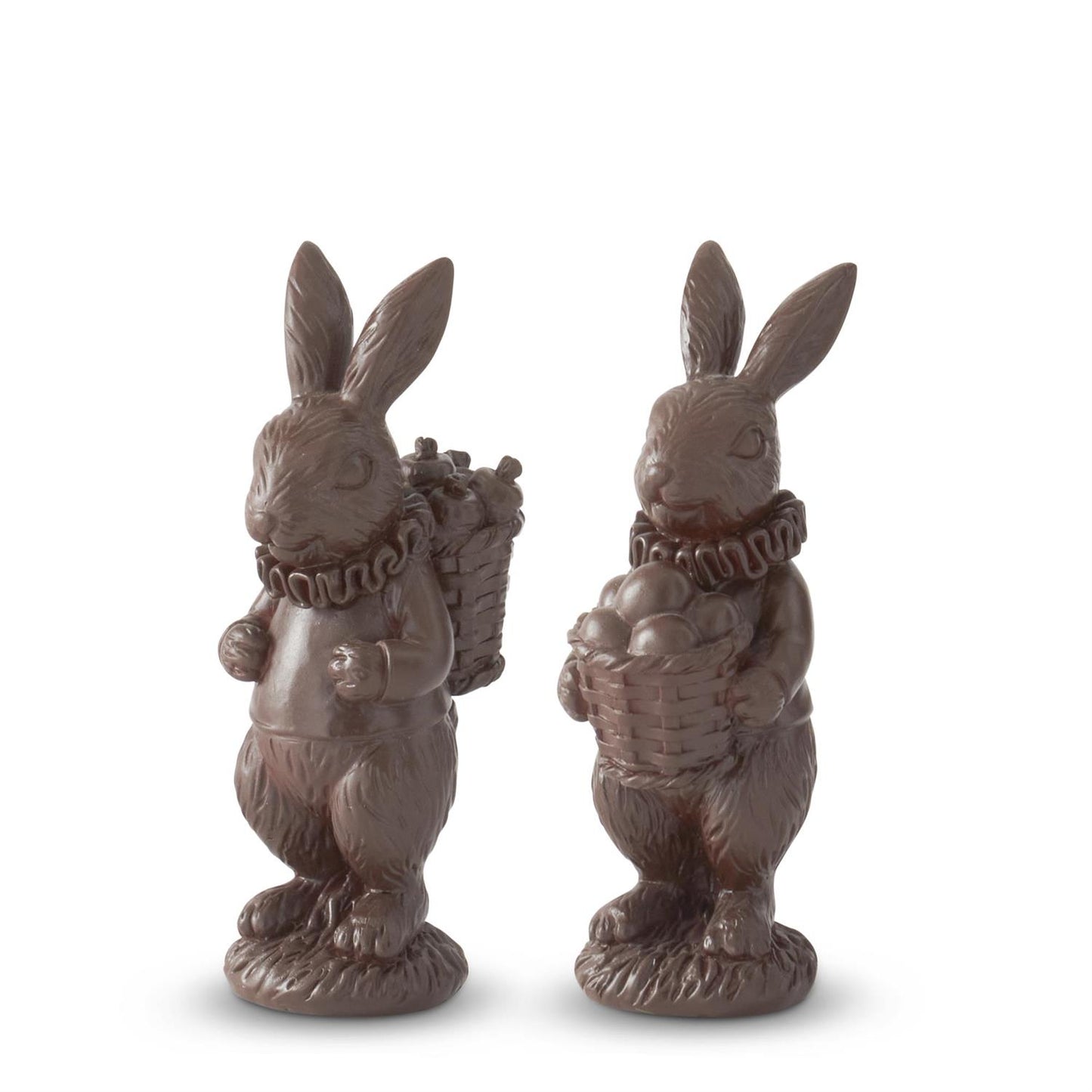 Resin Chocolate Bunnies Assorted