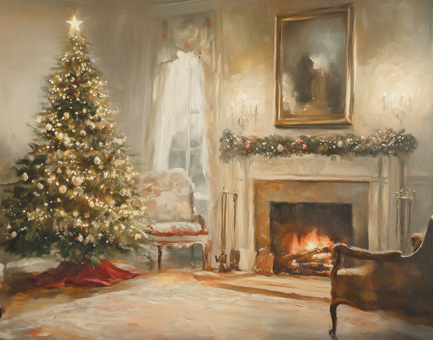 Elegant Holiday Print (no frame)