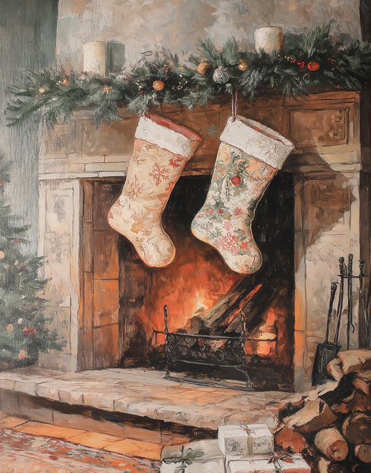 Stockings Were Hung Print (no frame)