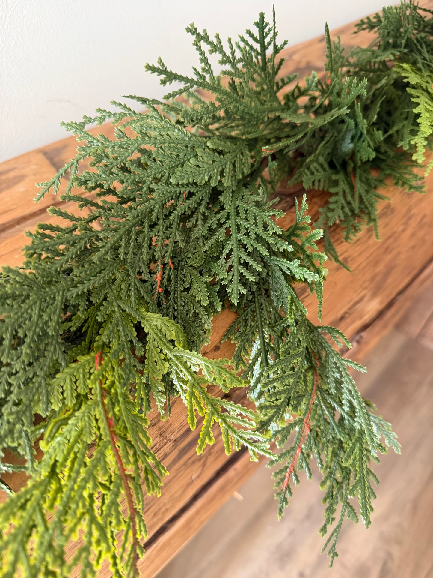 Real Touch Northern White Cedar Garland- 72"