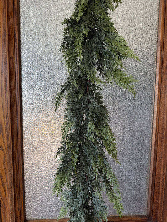 Real Touch Eastern Red Cedar Garland-72"