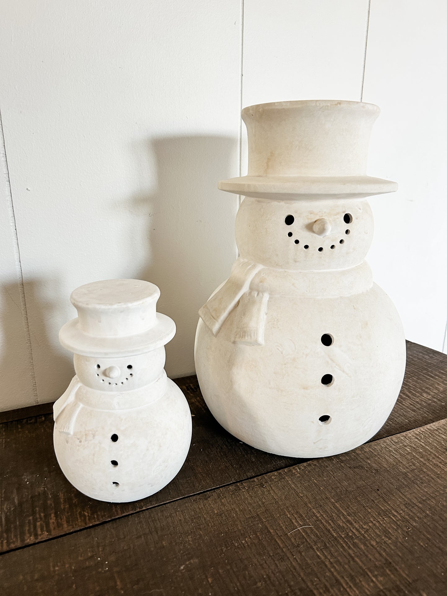 Large Terracotta Snowman