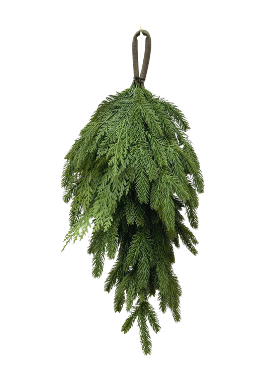 Real Touch Spruce and Cedar Teardrop