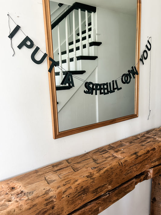 "I Put A Spell On You" Paper Banner