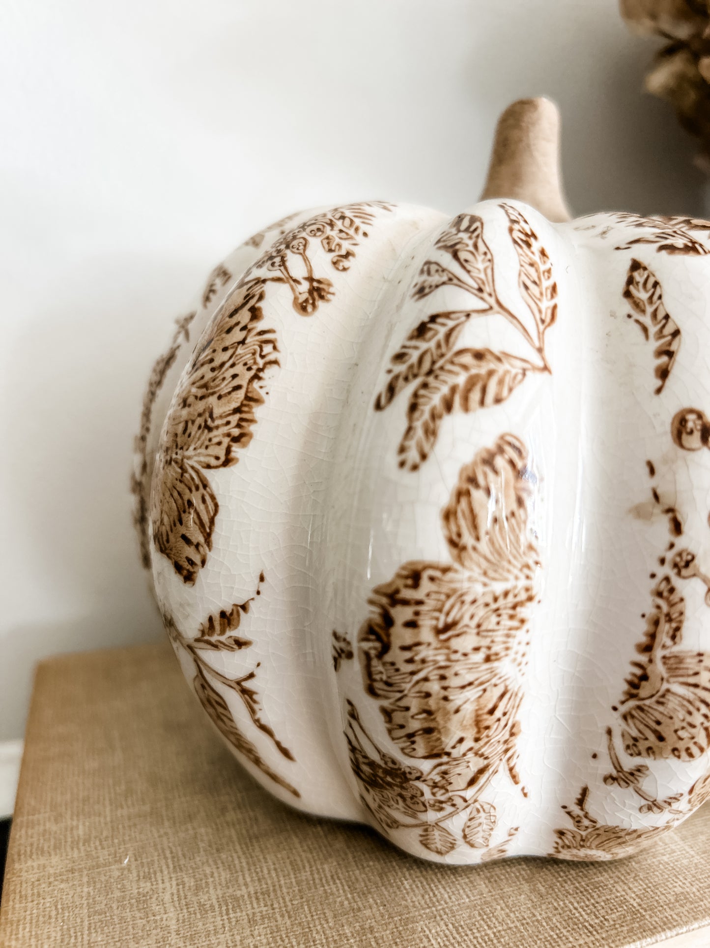 Floral Heirloom Pumpkin