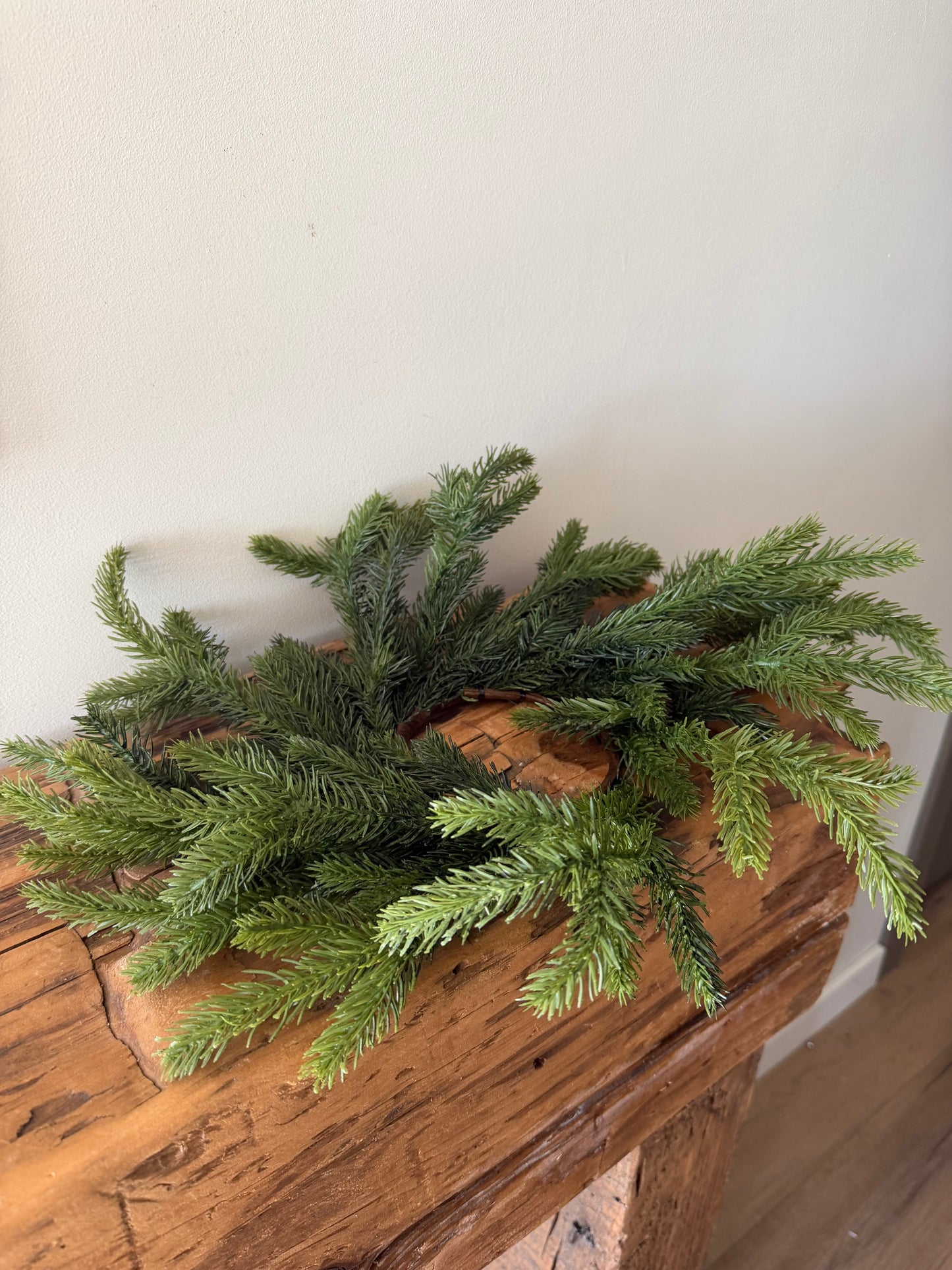 Real Touch Spruce Candle Ring