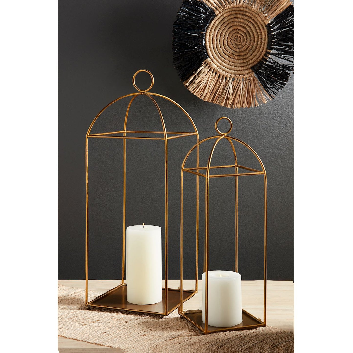 Tall Antiqued Lanterns- Assorted Sizes