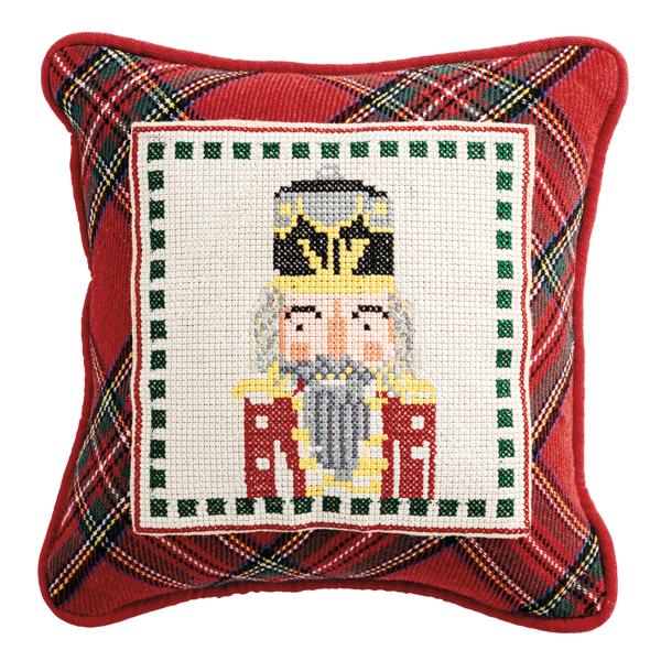 Holiday Needle Point Mini Pillows