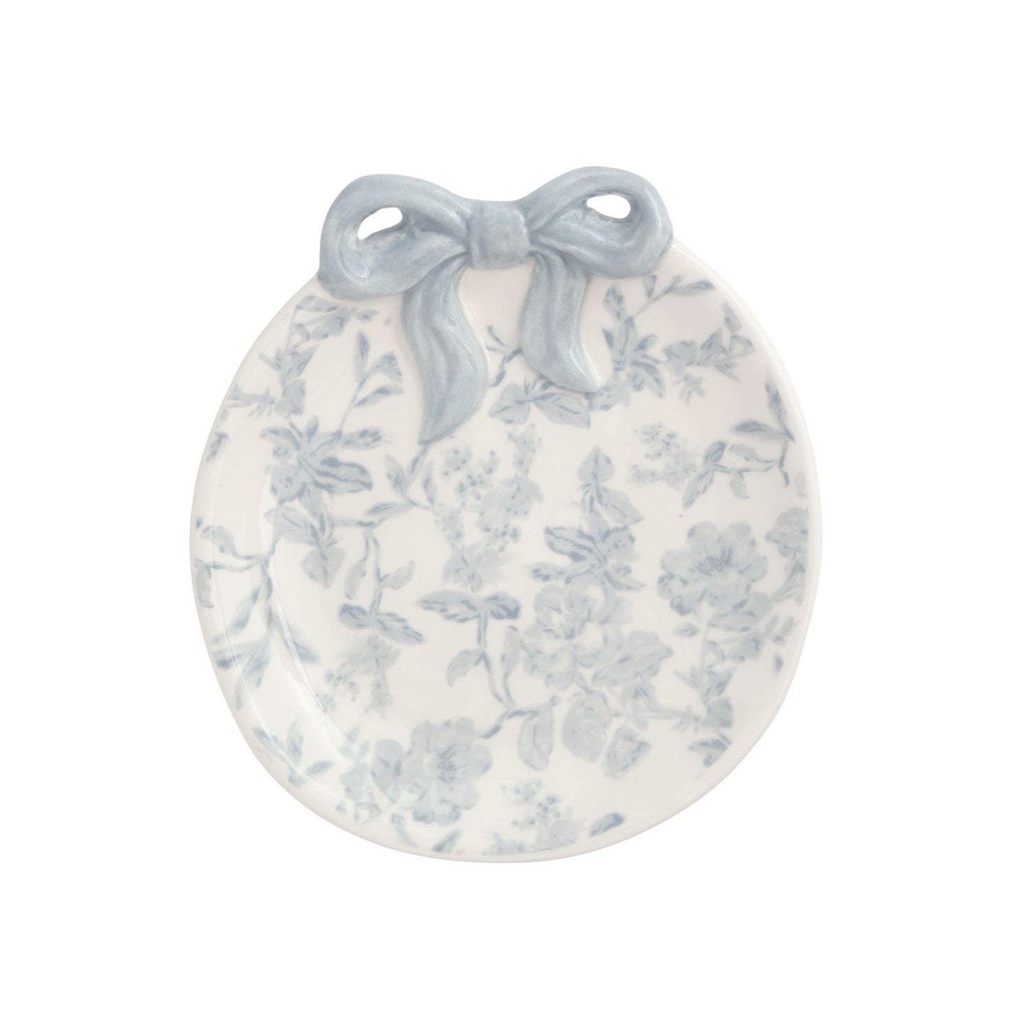 Toile Bow Ceramic Ring Dish