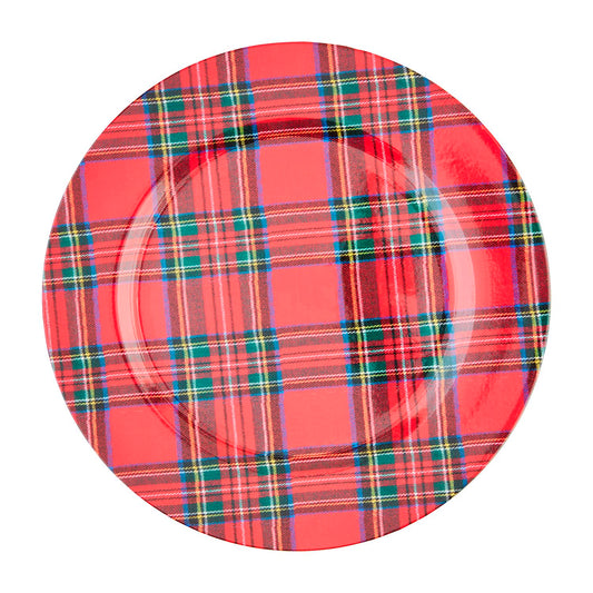 Tartan Charger Plate