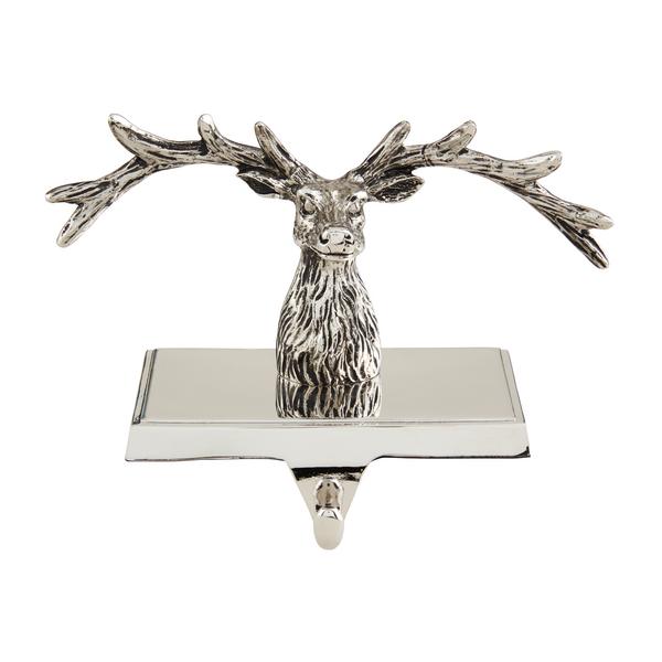Silver Deer Stocking Holder