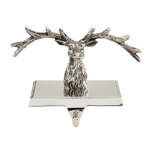 Silver Deer Stocking Holder