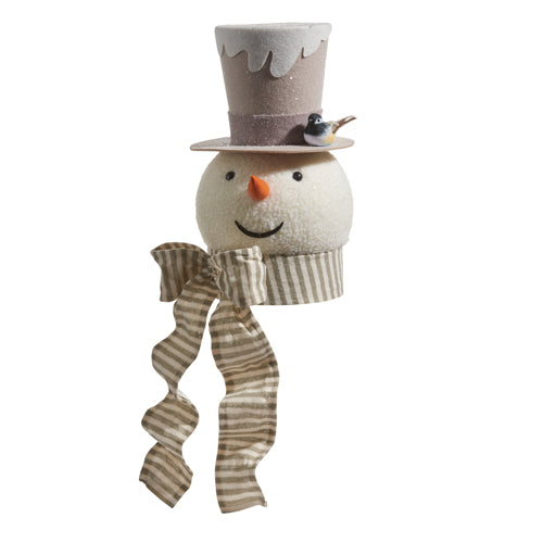 Whimsical Snowman Tree Topper