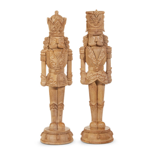 Natural Wood Look Nutcracker- Best Seller!