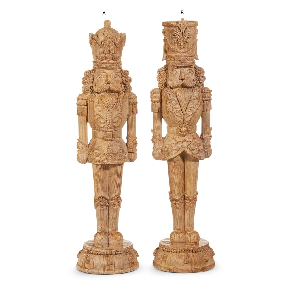 Natural Wood Look Nutcracker- Best Seller!