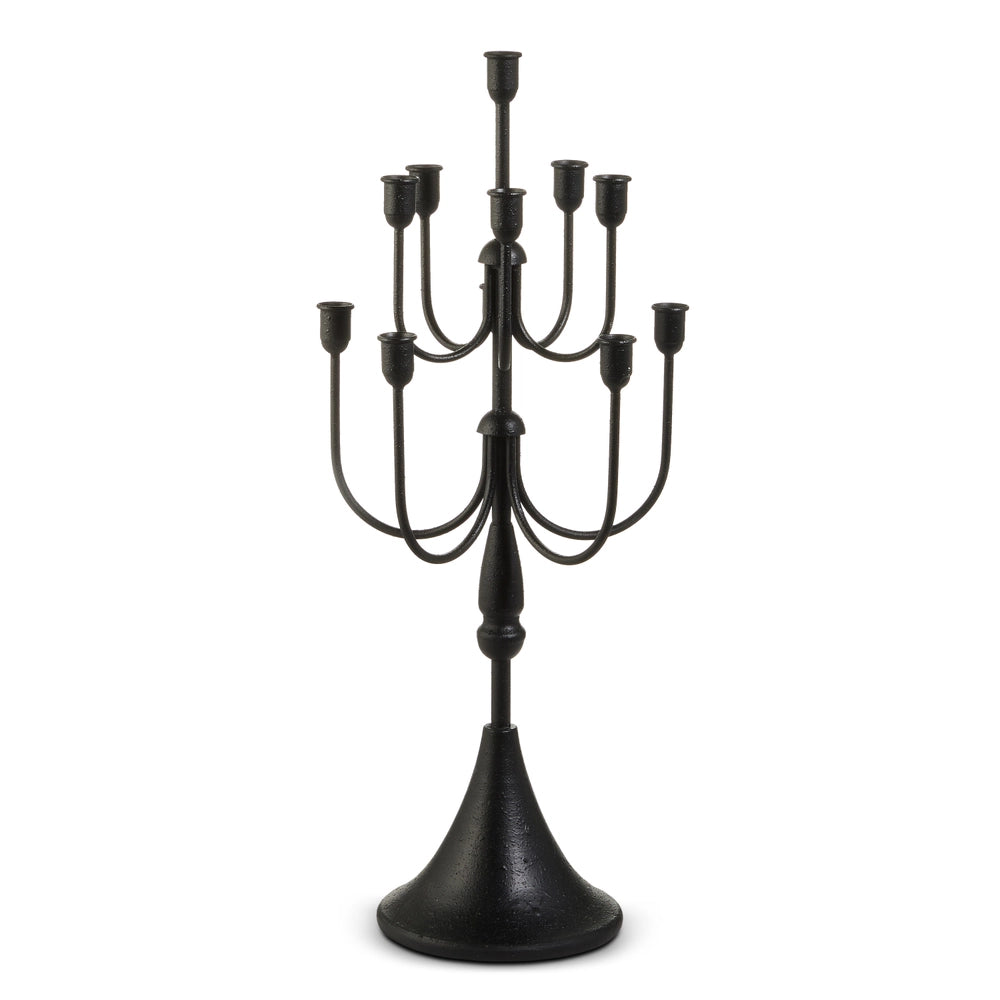 Large Black Candelabra