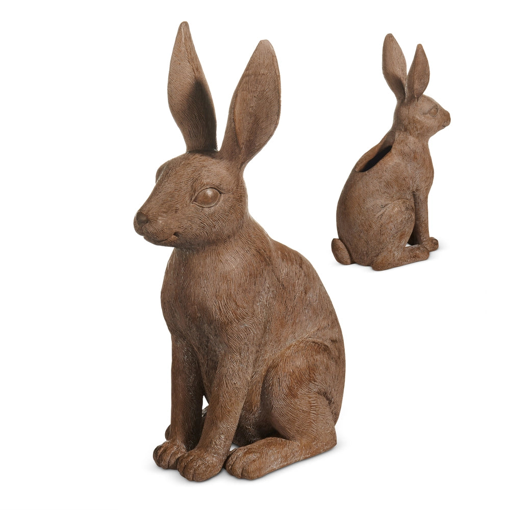 Brown Rabbit Planter