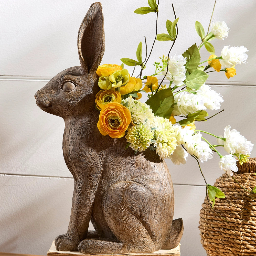 Brown Rabbit Planter
