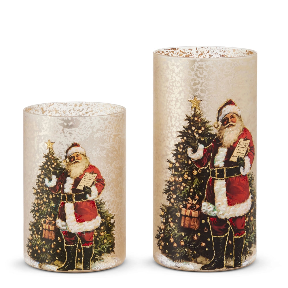 Checking it Twice Santa Candle Holders- Assorted Sizes