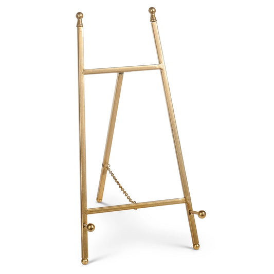Large Gold Iron Easel