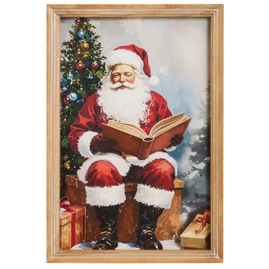 Kris Kringle's Nice List Framed Art