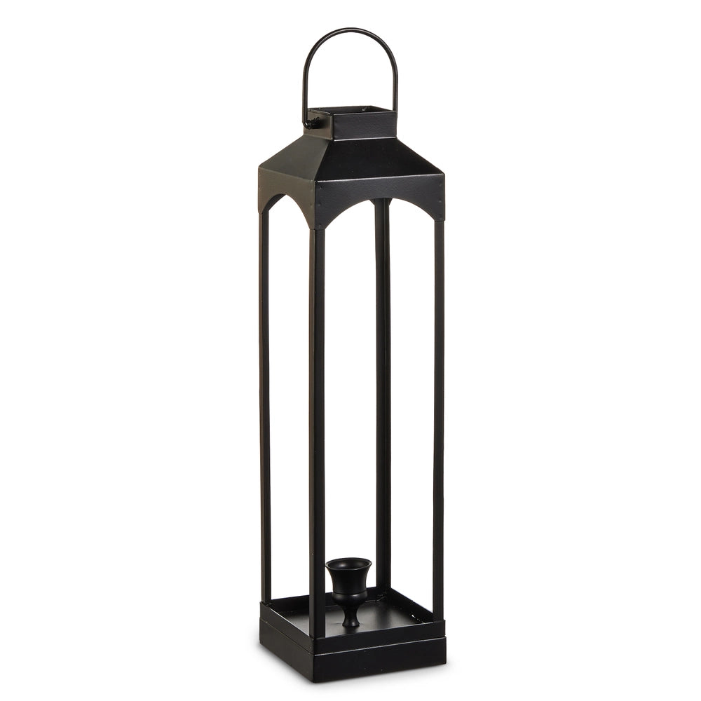 Black Matte Taper Lantern