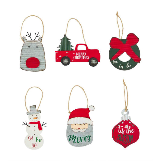 Christmas Tin Ornaments