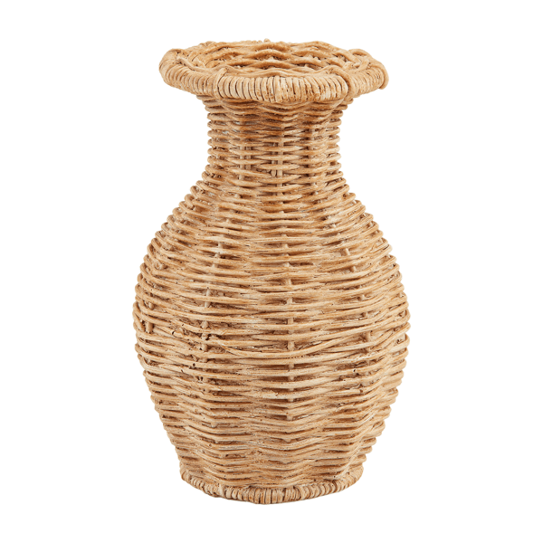 Woven Resin Basket Weave Bud Vases- Assorted Styles