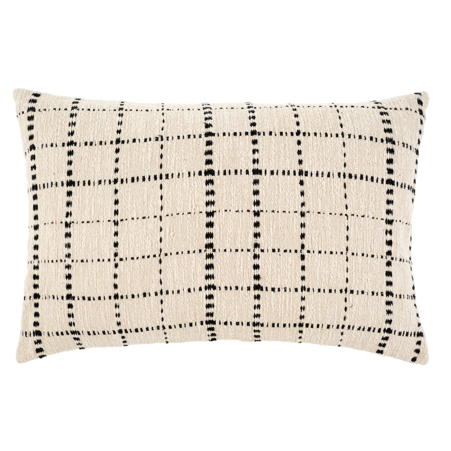 Handloom Check Lumbar Pillow