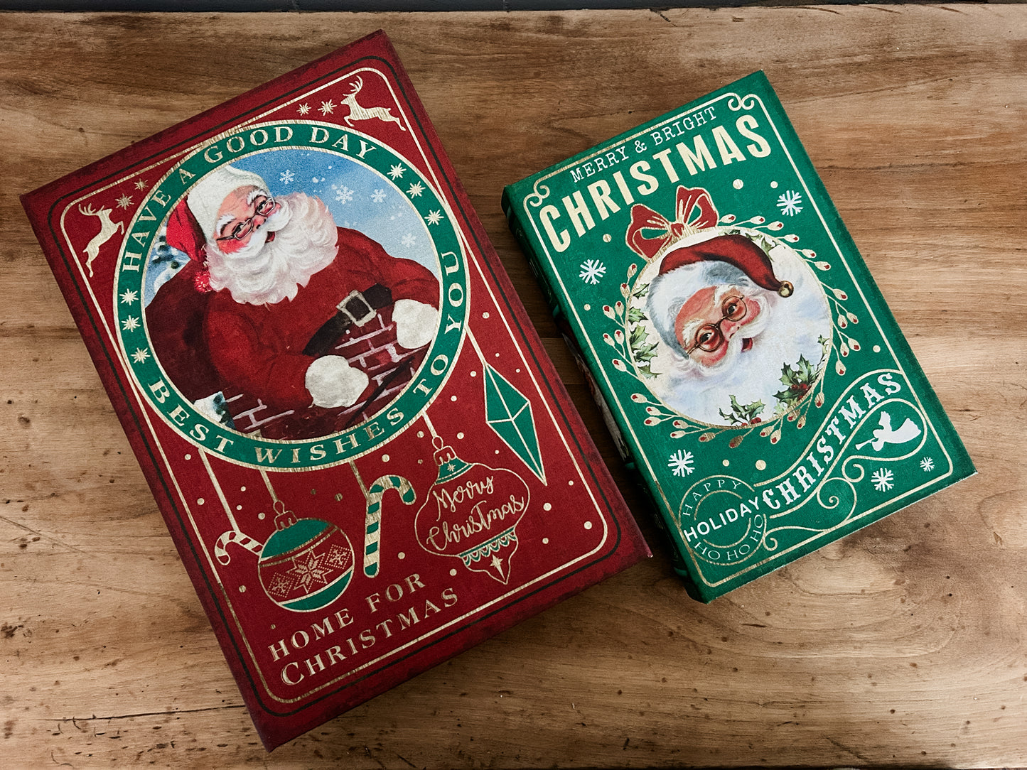 Nostalgic Holiday Storage Books