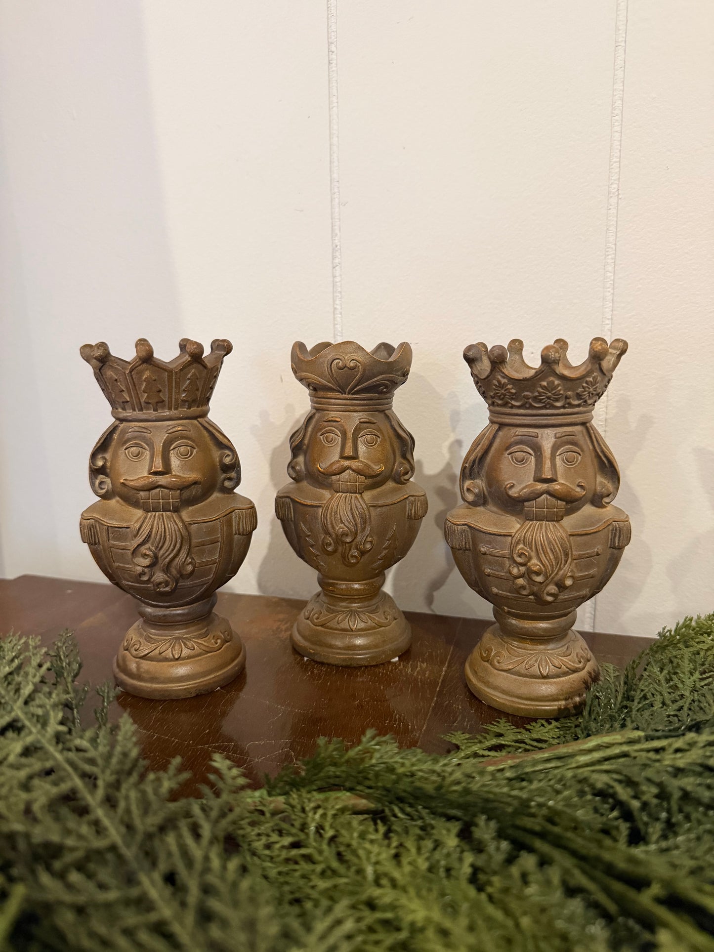 Brown Nutcracker Tealight Holders Assorted