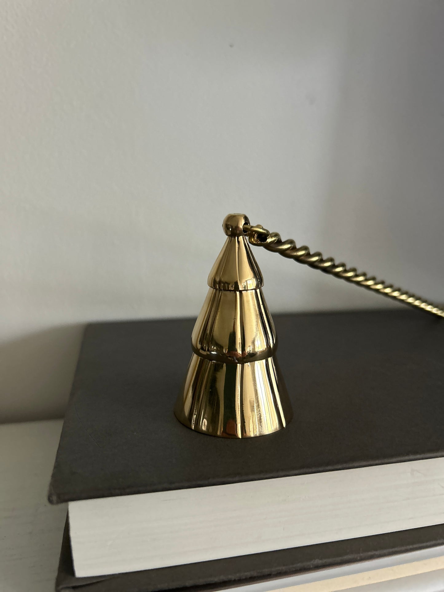 Christmas Tree Gold Candle Snuffer