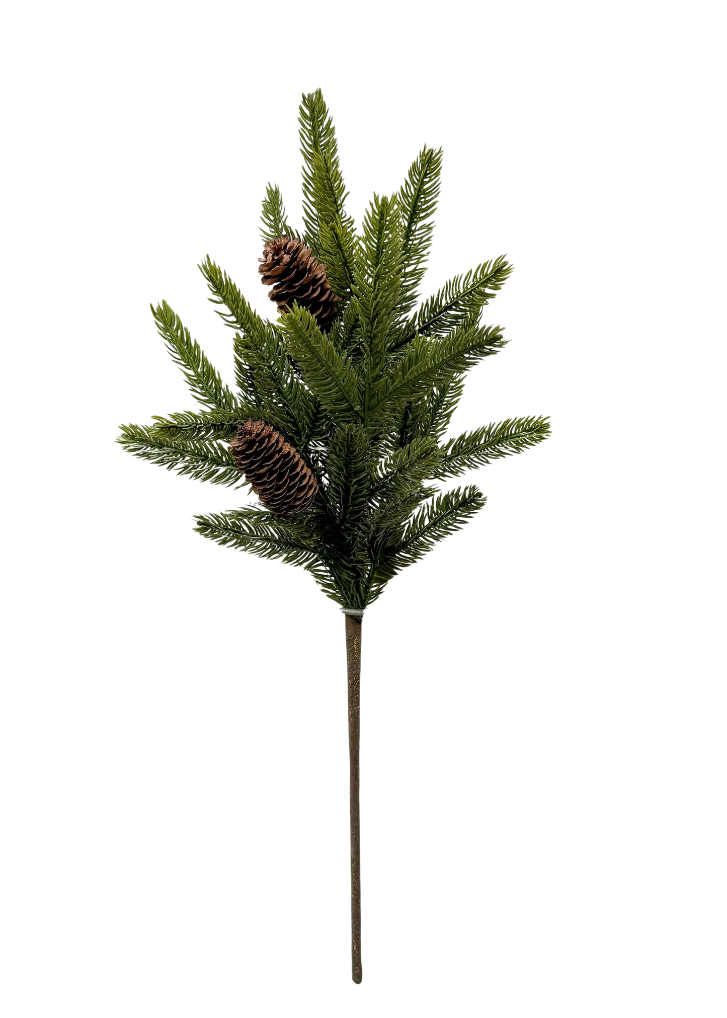 Real Touch Spruce & Pinecone Spray- 23"