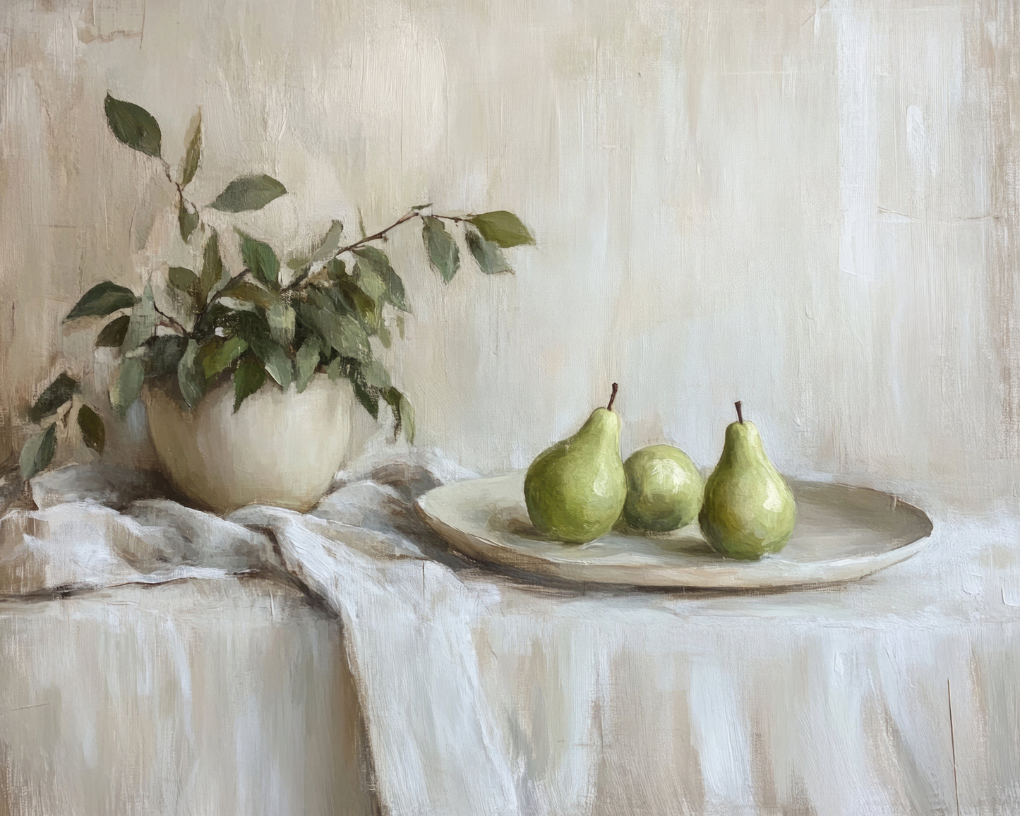 Pear Still Life Print (no frame)