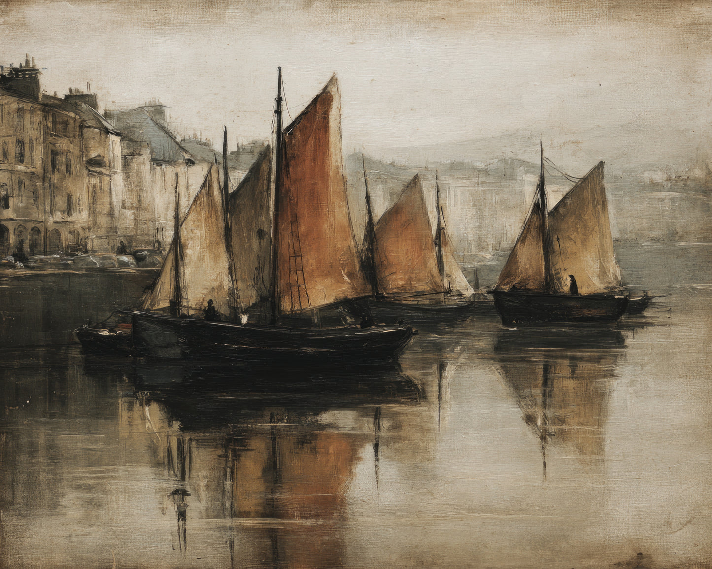 In the Harbour Print (no frame)