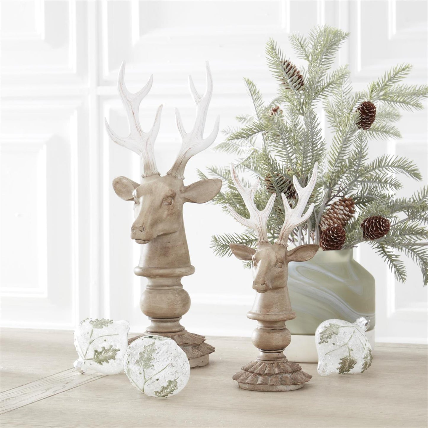 Neutral Reindeer Busts Assorted